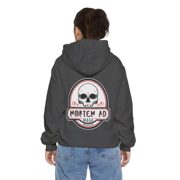 Mortem Ad MAGA Heavyweight Hoodie - Image 4