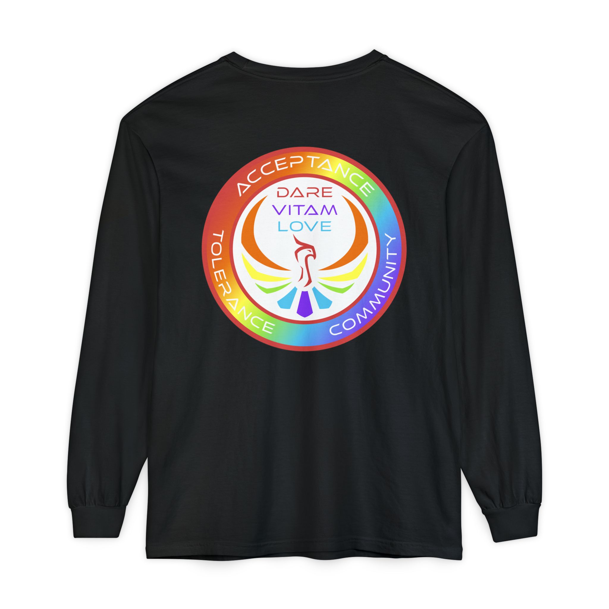 Dare Vitam Love (Acceptance, Tolerance, Community) Long Sleeve Tee - Image 30