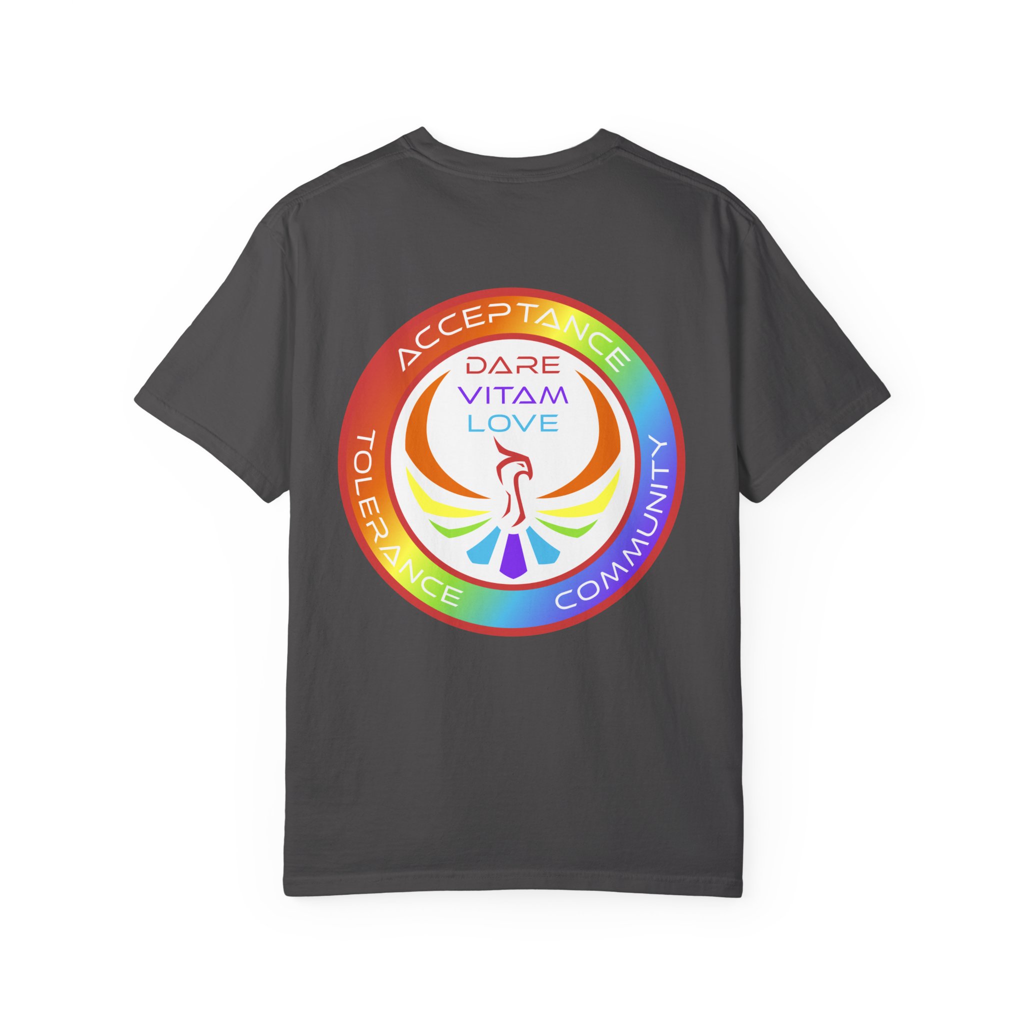Acceptance & Community Rainbow T-Shirt — "Dare Vitam Love" Pride Tee - Image 14