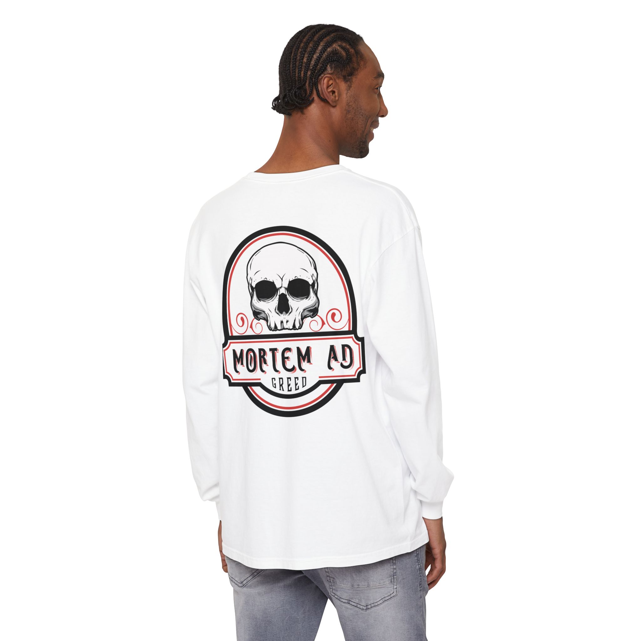 Mortem Ad Greed Long Sleeve T-Shirt - Image 4