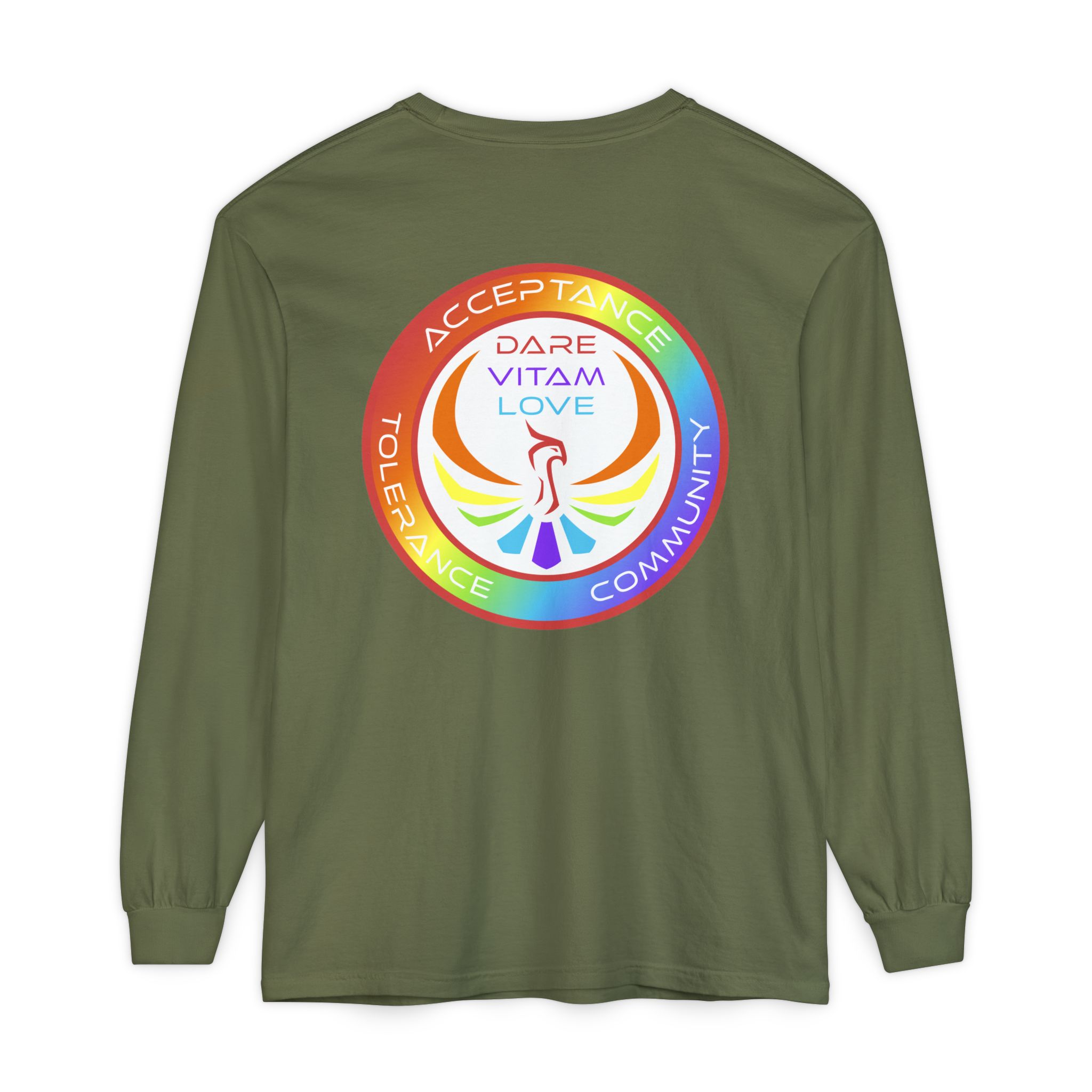 Dare Vitam Love (Acceptance, Tolerance, Community) Long Sleeve Tee - Image 18