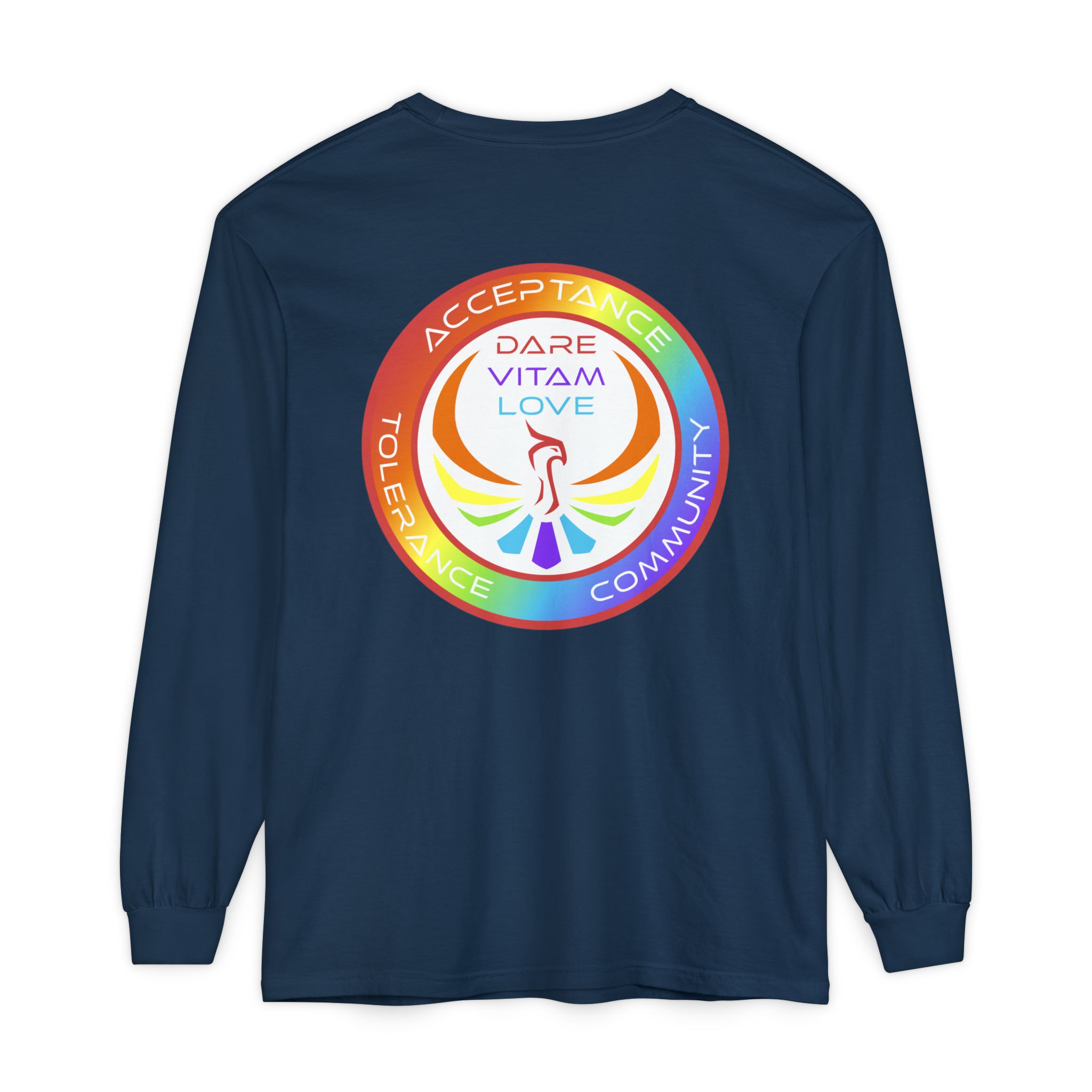 Dare Vitam Love (Acceptance, Tolerance, Community) Long Sleeve Tee - Image 26