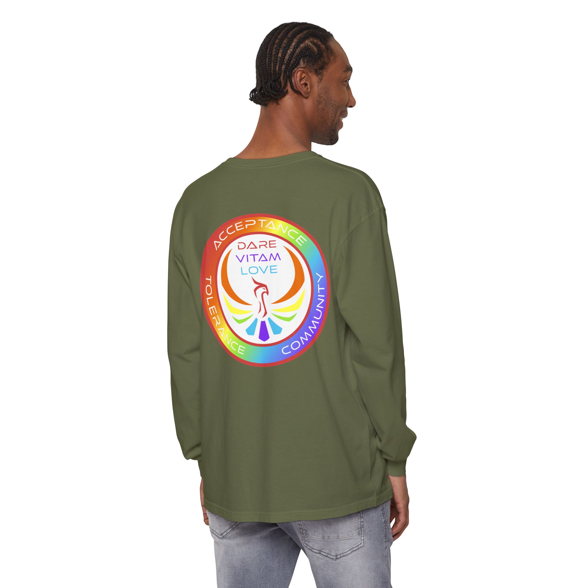 Dare Vitam Love (Acceptance, Tolerance, Community) Long Sleeve Tee - Image 20