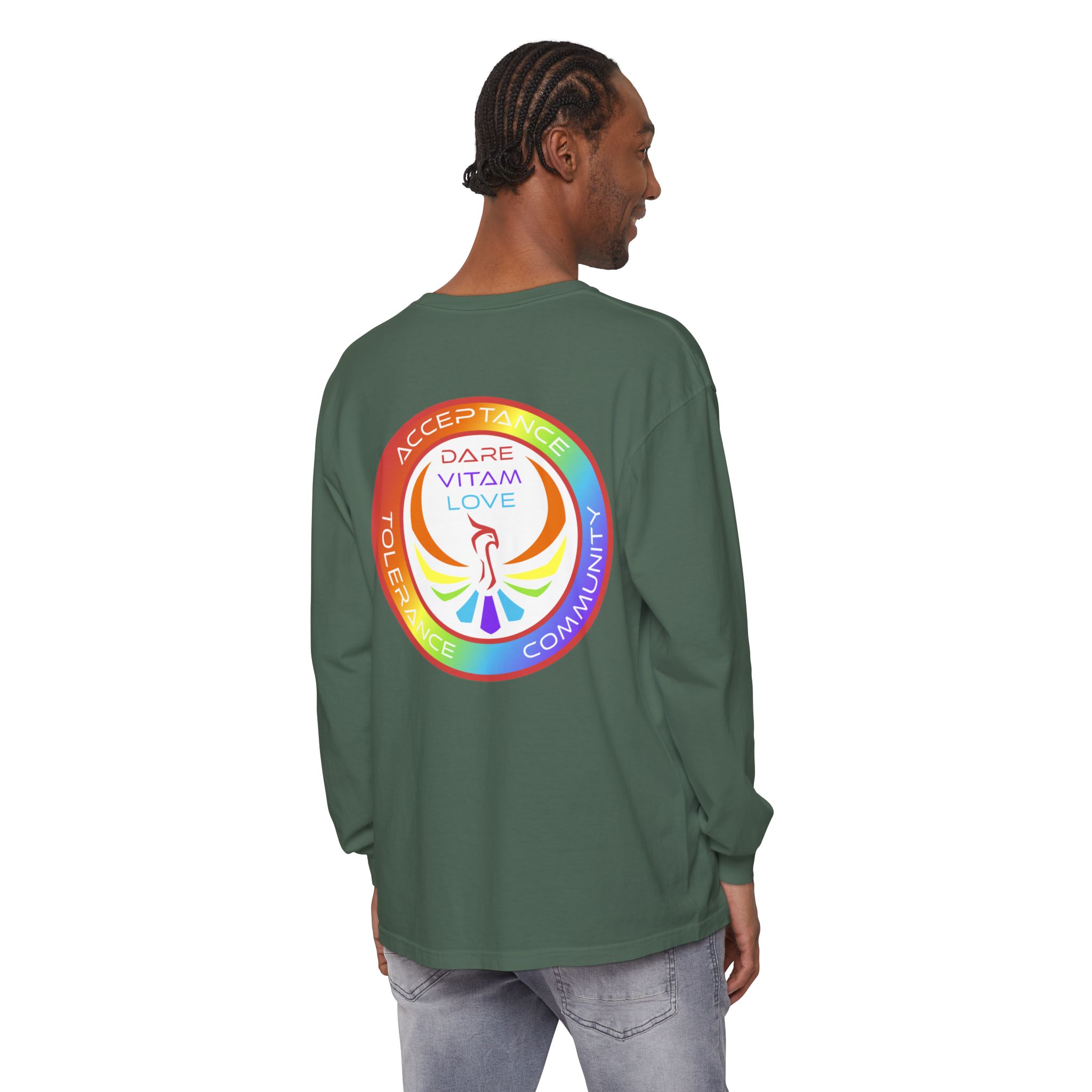 Dare Vitam Love (Acceptance, Tolerance, Community) Long Sleeve Tee - Image 24