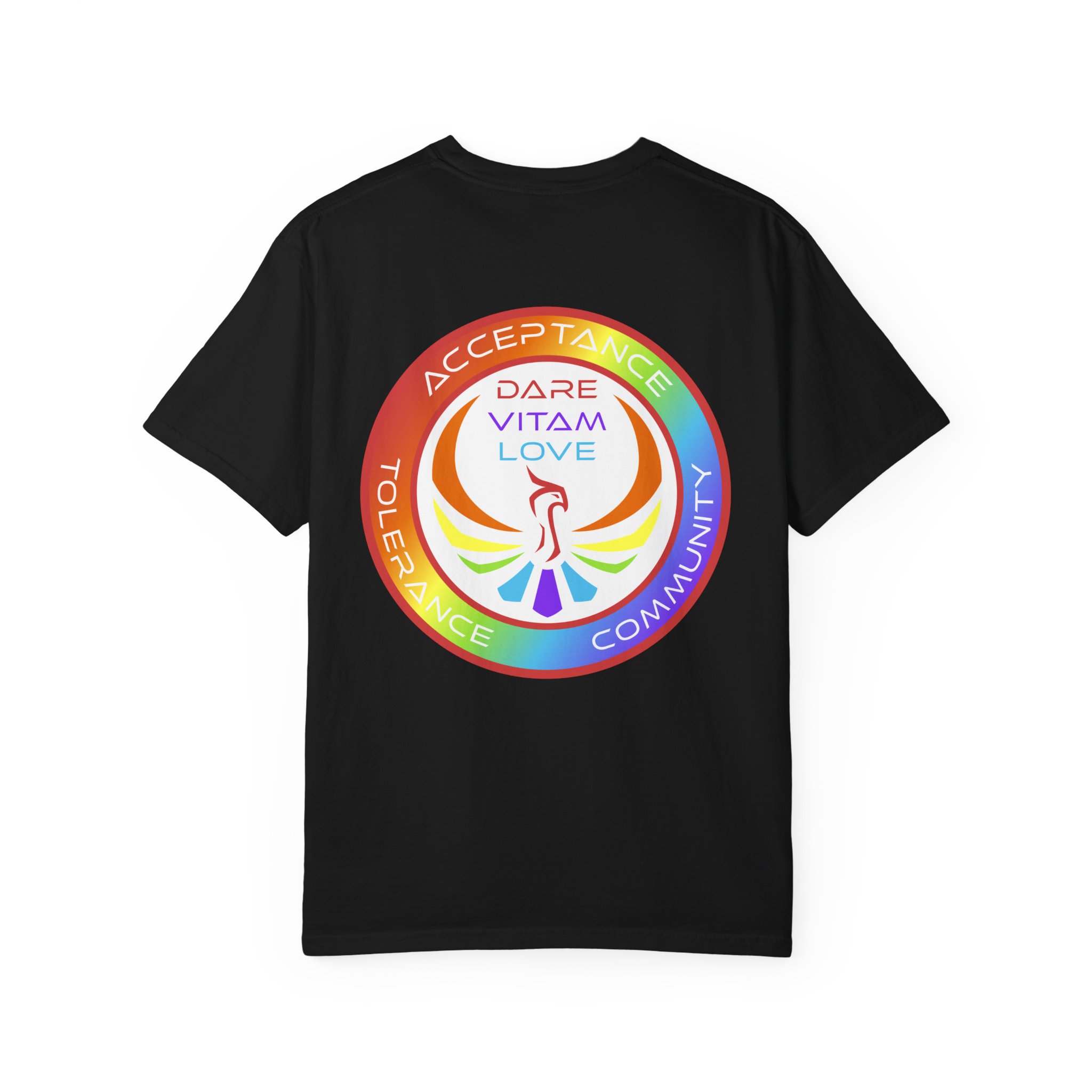 Acceptance & Community Rainbow T-Shirt — "Dare Vitam Love" Pride Tee - Image 18