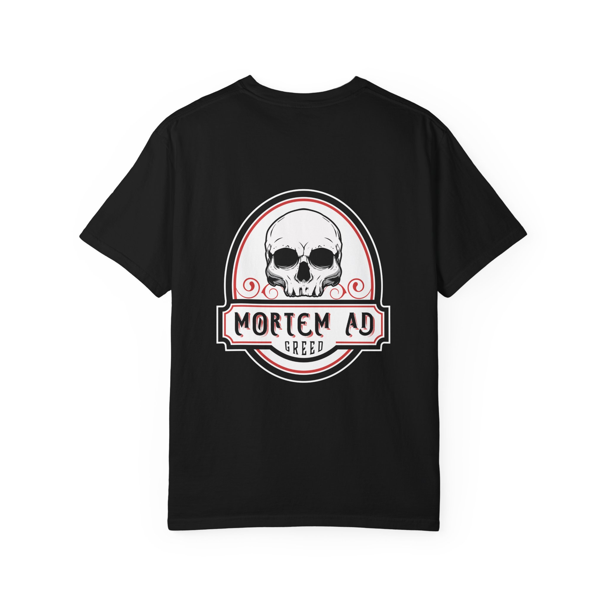 Mortem Ad Greed Graphic T-Shirt - Image 22