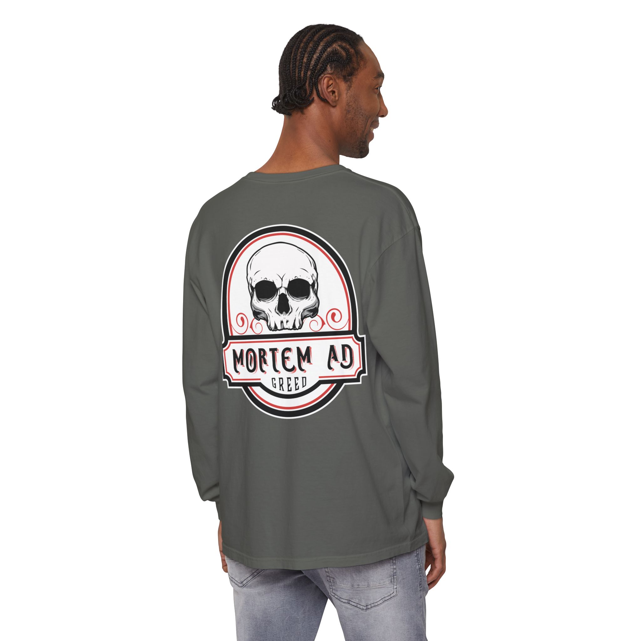 Mortem Ad Greed Long Sleeve T-Shirt - Image 8