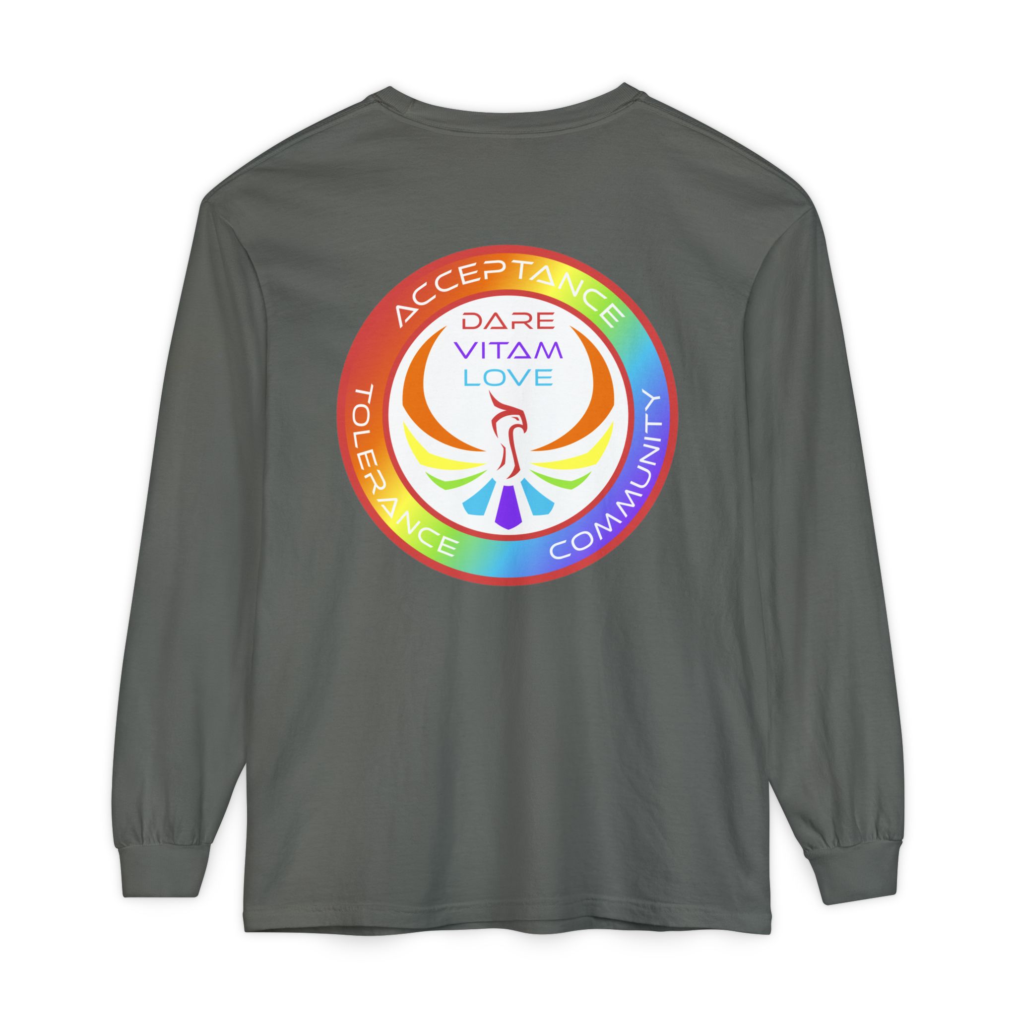 Dare Vitam Love (Acceptance, Tolerance, Community) Long Sleeve Tee - Image 10