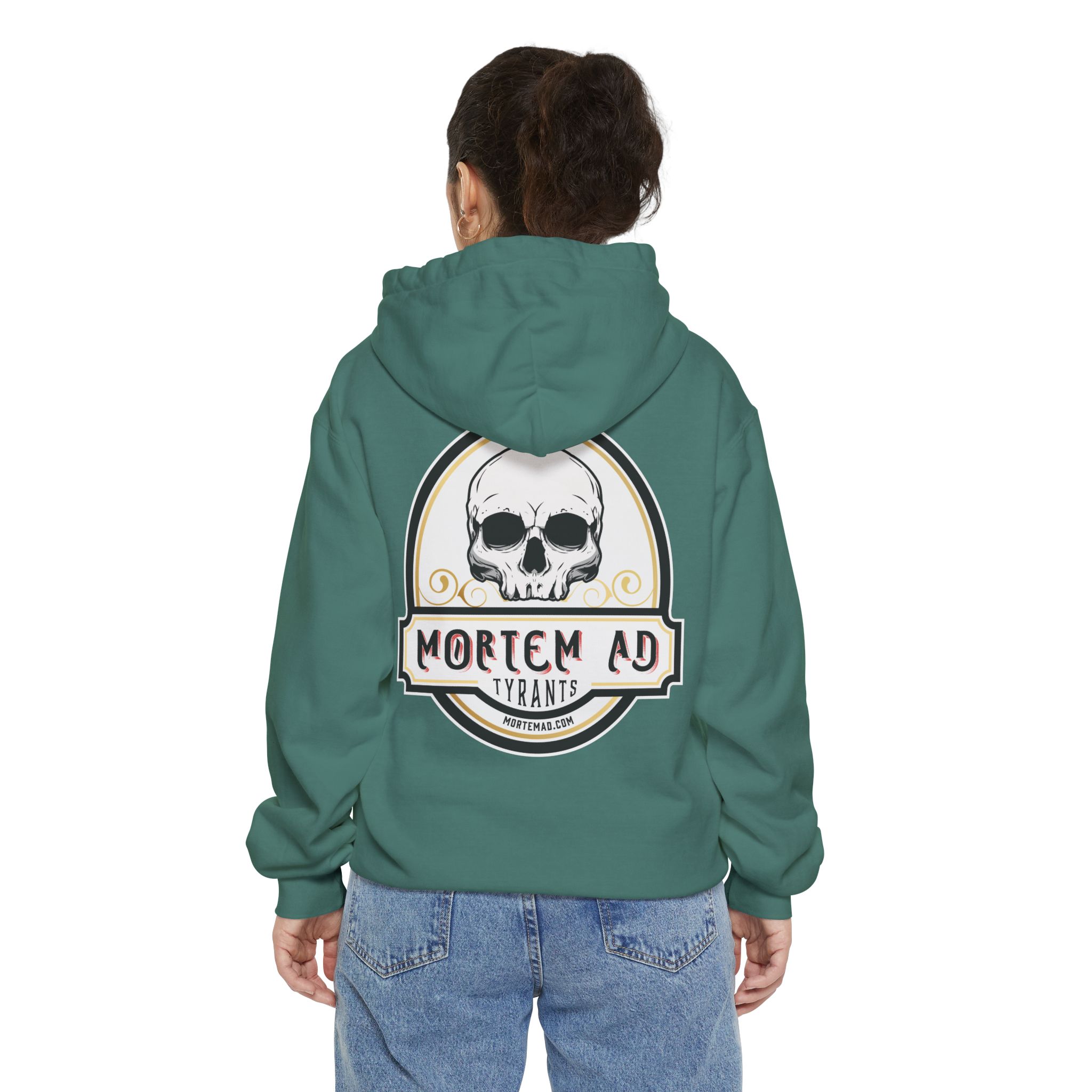 Mortem Ad TYRANTS Unisex Heavyweight Hoodie - Image 12