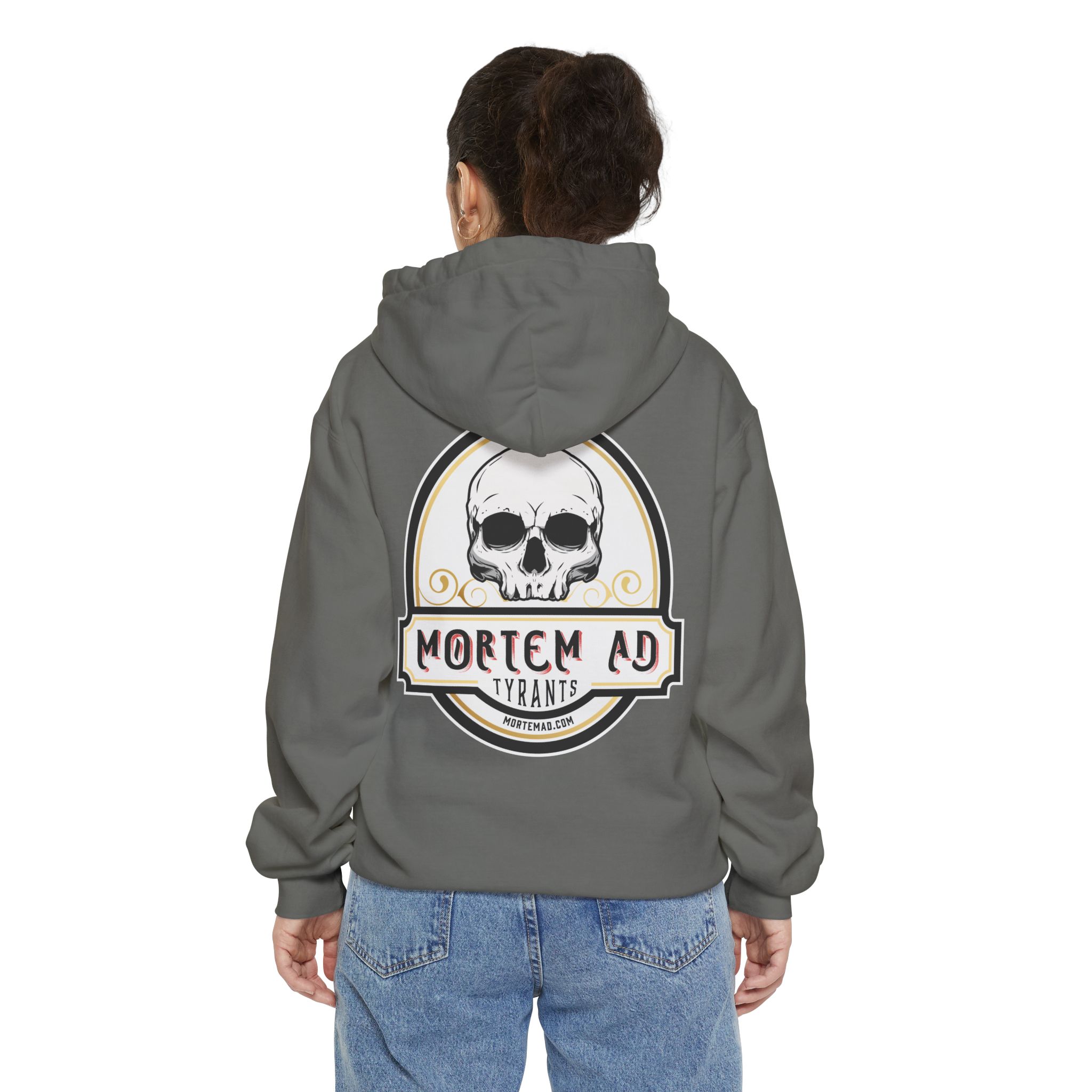 Mortem Ad TYRANTS Unisex Heavyweight Hoodie - Image 8